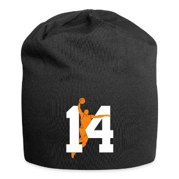 NUMBER 14 BASKETBALL 14TH BIRTHDAY - Jersey Beanie - black - Front