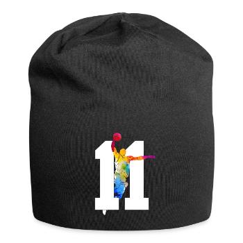 NUMBER 11 BASKETBALL 11TH BIRTHDAY - Jersey Beanie - black - Front