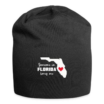 Someone In Florida Loves Me - Jersey Beanie - black - Front