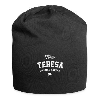 Team Teresa Lebenslanges Mitglied Lustiger Name Teresa - Jersey-Beanie - Schwarz - Vorne