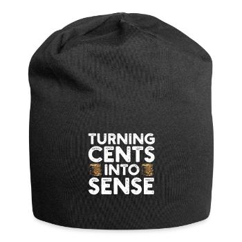 Numismatics Coin Collector Passion - Jersey Beanie - black - Front