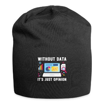 Funny Data Enthusiast Design - Jersey Beanie - black - Front