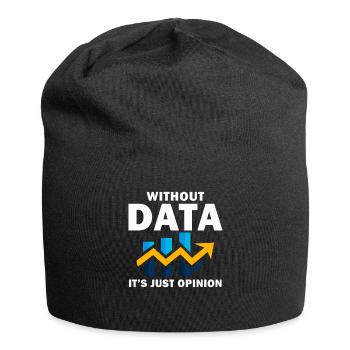 Funny Data Enthusiast Design - Jersey Beanie - black - Front