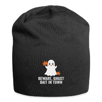 Beware Ghost Bait In Town Spooky - Jersey Beanie - black - Front