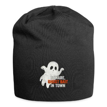 Beware Ghost Bait In Town Spooky - Jersey Beanie - black - Front