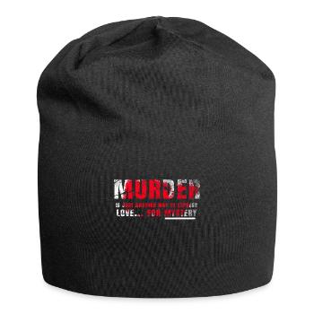 Murder Mystery Dinner Fun Night - Jersey Beanie - black - Front