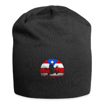 Taino Echoes Coqui Puerto Rican Heritage - Jersey Beanie - black - Front