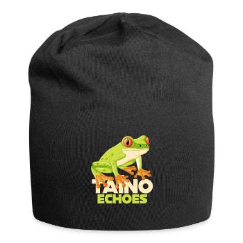 Taíno Echoes Caribbean Ancestry Pride - Jersey Beanie - black - Front