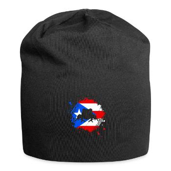 Taíno Echoes Caribbean Ancestry Pride - Jersey Beanie - black - Front