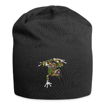 Taíno Echoes Caribbean Ancestry Pride - Jersey Beanie - black - Front