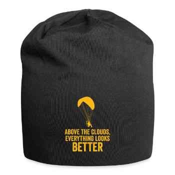 Above The Clouds Paramotor Enthusiast - Jersey Beanie - black - Front