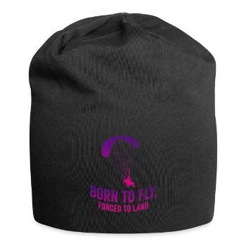 Born To Fly Forcé D’atterrir Paramoteur - Bonnet en jersey - noir - Devant