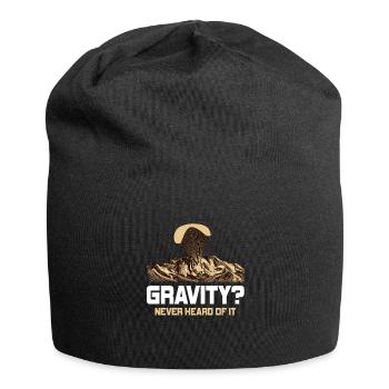 Lustiges Paramotor Gravitations-Meme - Jersey-Beanie - Schwarz - Vorne