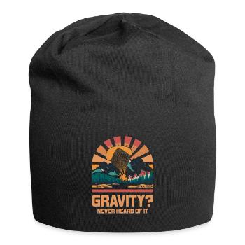 Lustiges Paramotor Gravitations-Meme - Jersey-Beanie - Schwarz - Vorne