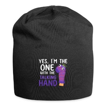 Puppetry Puppeteer Puppet Puppets - Jersey Beanie - black - Front