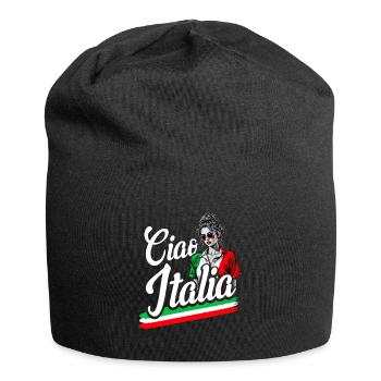 Italy Girls' Leotard Funny Italy Ciao - Jersey Beanie - black - Front