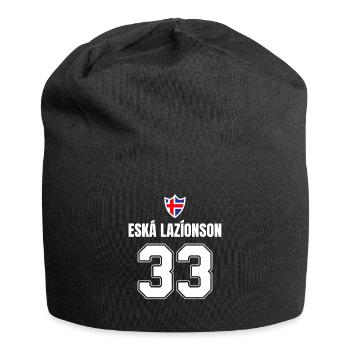 Alcohol Party Sayings Icelandic Funny Name - Jersey Beanie - black - Front