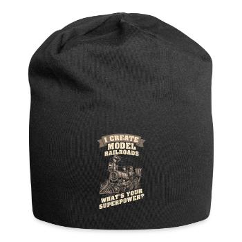 I Create Model Railroads Superpower - Jersey Beanie - black - Front