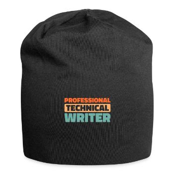 Rédactrice technique - Bonnet en jersey - noir - Devant