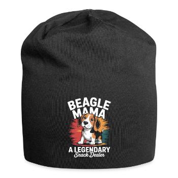 Beagle Mama, Legendary Snack Dealer - Jersey Beanie - black - Front