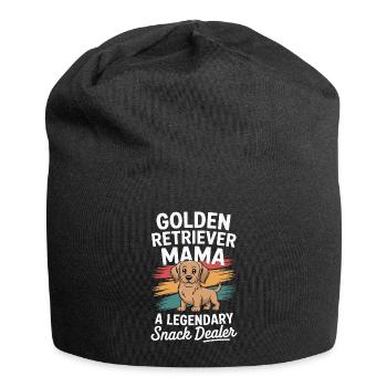 Golden Retriever Maman Mamans, Revendeurs de Snacks - Bonnet en jersey - noir - Devant