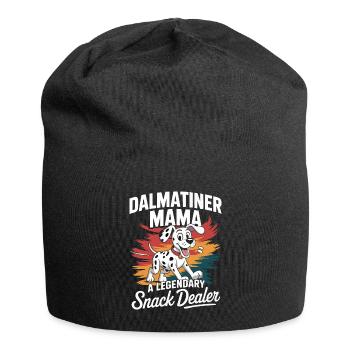 Maman dalmate, marchande de snacks légendaire - Bonnet en jersey - noir - Devant