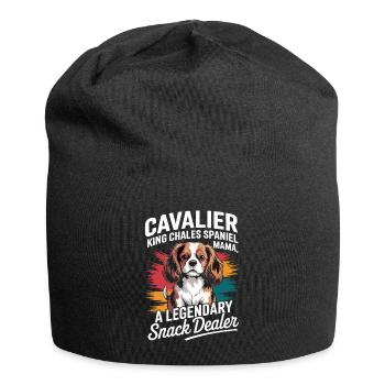 Cavalier King Charles Mama Revendeur de collations légendaire - Bonnet en jersey - noir - Devant