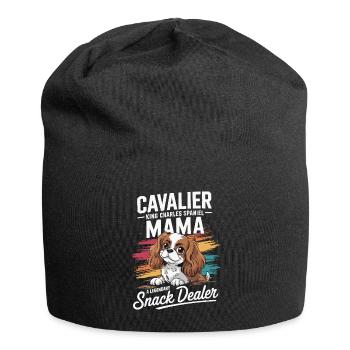 Cavalier King Charles Mama Revendeur de collations légendaire - Bonnet en jersey - noir - Devant
