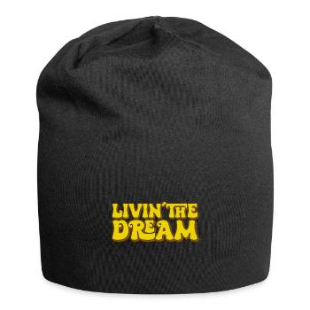 Living the Dream - Jersey Beanie - black - Front