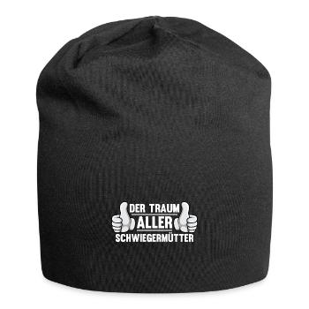 Schwiegermutter Traum Schwiegersohn - Jersey-Beanie - Schwarz - Vorne