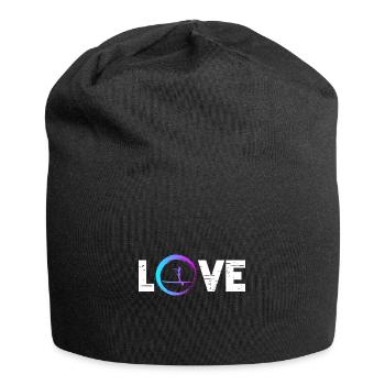 Sporty Hobby Leidenschaft Stand Up Paddle - Jersey-Beanie - Schwarz - Vorne