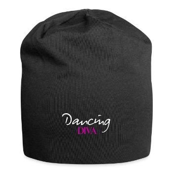 Dancing Diva Queen on the Dancefloor - Jersey-Beanie - Schwarz - Vorne