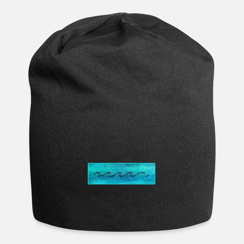 Océan - Bonnet en jersey - noir