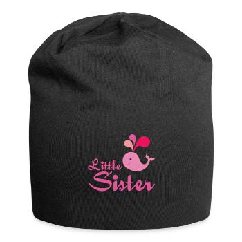 Petite soeur - Bonnet en jersey - noir - Devant