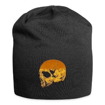 Chemise cadeau ruche en nid d'abeille avec abeille - Bonnet en jersey - noir - Devant