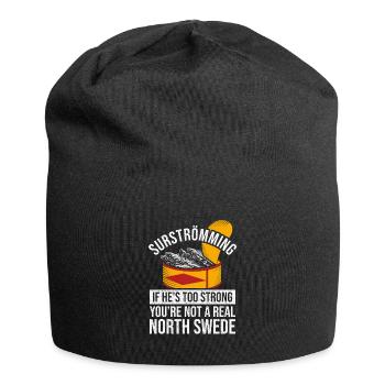 Nord Schwede Surströmming Dose - Jersey-Beanie - Schwarz - Vorne