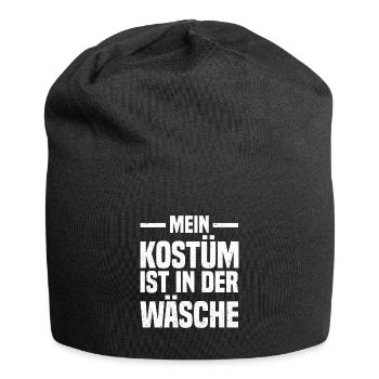Kostüm ist in der Wäsche - Jersey-Beanie - Schwarz - Vorne
