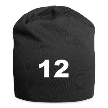 12th birthday - Jersey Beanie - black - Front