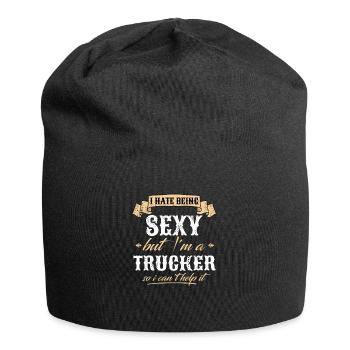 Sexy Trucker Truck Driver Lkw Fahrer Lustig - Jersey-Beanie - Schwarz - Vorne