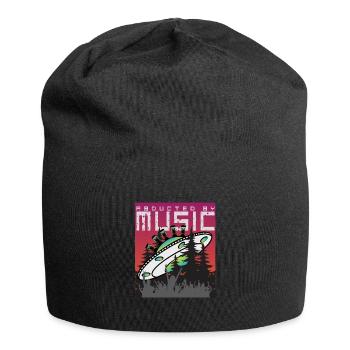 UFO Kidnapped By Music EDM Techno Festival - Jersey Beanie - black - Front