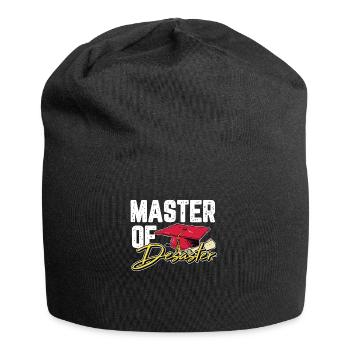 Cadeau de fin d'études de Master of Catastrophe - Bonnet en jersey - noir - Devant