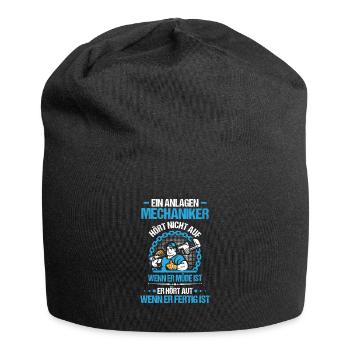 Anlagenmechaniker Installateur Sanitär Beruf - Jersey-Beanie - Schwarz - Vorne