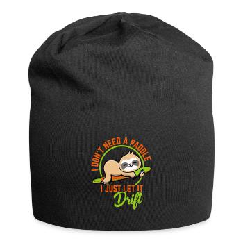Stand up paddling paresseux SUP - Bonnet en jersey - noir - Devant