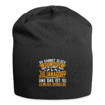 Julianadorp Sehnsucht Niederlande - Jersey-Beanie - Schwarz - Vorne