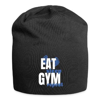 Sports Sports Athlete Bodybuilder Fitnesstudio - Jersey Beanie - black - Front