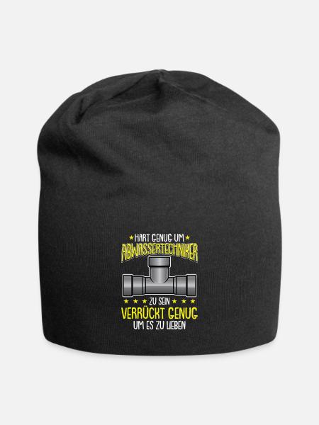 Fachkraft für Abwassertechnik Kläranlage Abwasser - Jersey-Beanie - Schwarz
