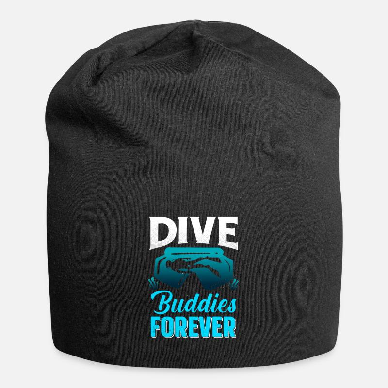 Diving Divers Diving Scuba Diving Gift - Jersey Beanie - black