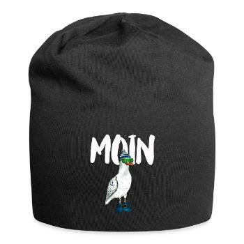 MÖWE MOIN NORDSEE - Jersey-Beanie - Schwarz - Vorne