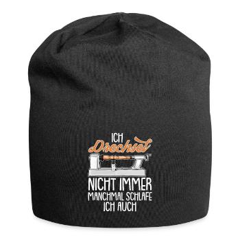 Drechsler Drechsel nicht immer Drechselbank Drechs - Jersey-Beanie - Schwarz - Vorne