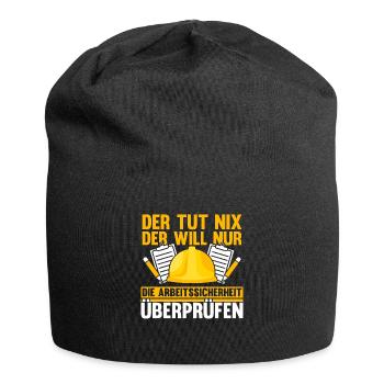 Arbeitssicherheit Fachkraft der tut nix Sifa - Jersey-Beanie - Schwarz - Vorne